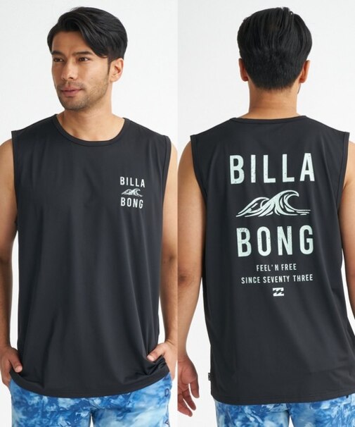 BILLABONG/水着 BG01A853 UPF50+ ラッシュガード タンクトップ 速乾 水陸両用 ビラボン メンズ ムラサキスポーツ