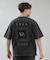 【限定】RVCA/BG041P02 半袖 Tシャツ バックプリント OE BANDANA BALANCE PATCH ルーカ メンズ ムラサキスポーツ限定