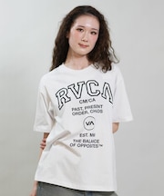 RVCA/BG043215 半袖 Tシャツ ルーズフィット ロゴ SOUVENIR LOGO LOOSE FIT T ルーカ レディース ムラサキスポーツ