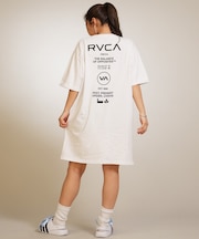 RVCA/BG043355 ワンピース バックプリント ルーズフィット LOOSE FIT SS LOGO DRESS ルーカ レディース ムラサキスポーツ