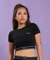 RVCA/BG043857 UT水着 ラッシュガード 半袖 Tシャツ  吸水速乾 UTILITY SPORT CROPPED SS ルーカ レディース ムラサキスポーツ