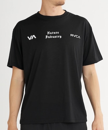 RVCA/BG04A219 速乾 軽量 ストレッチ 半袖 Tシャツ NATUR AND INDUSTRY VENT SS ルーカ メンズ ムラサキスポーツ