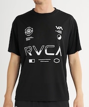 RVCA/BG04A222 速乾 軽量 ストレッチ セットアップ対応 半袖 Tシャツ バックプリント SPIRIT ALL OVER ルーカ メンズ ムラサキスポーツ
