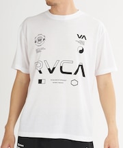 RVCA/BG04A222 速乾 軽量 ストレッチ セットアップ対応 半袖 Tシャツ バックプリント SPIRIT ALL OVER ルーカ メンズ ムラサキスポーツ