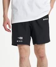 RVCA/BG04A605 ショートパンツ ストレッチ ウエストゴム STATE MENT SHORT PANTS ルーカ メンズ ムラサキスポーツ