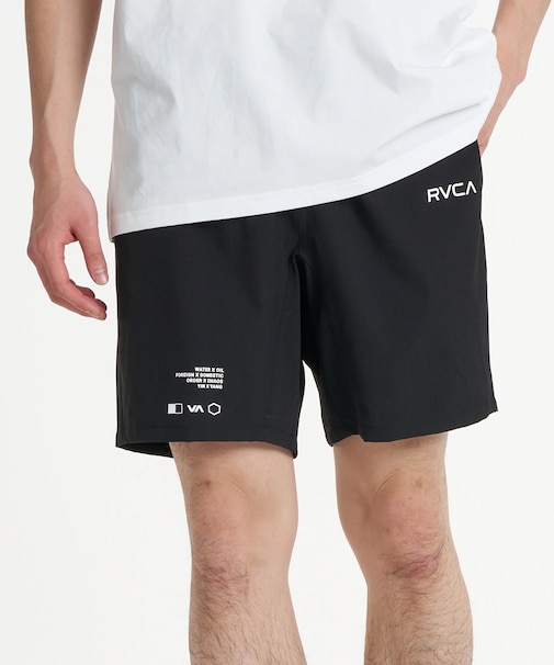 RVCA/BG04A605 ショートパンツ ストレッチ ウエストゴム STATE MENT SHORT PANTS ルーカ メンズ ムラサキスポーツ