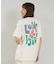 RVCA/BG04C211 半袖 Tシャツ バックプリント ルーズフィット PEACE GOOD DAY LOSE FIT T ルーカ レディース ムラサキスポーツ