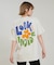 RVCA/BG04C211 半袖 Tシャツ バックプリント ルーズフィット PEACE GOOD DAY LOSE FIT T ルーカ レディース ムラサキスポーツ