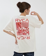 RVCA/BG04C212 半袖 Tシャツ バックプリント ルーズフィット SUN TIDES ICON LOSE FIT ルーカ レディース ムラサキスポーツ