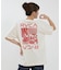 RVCA/BG04C212 半袖 Tシャツ バックプリント ルーズフィット SUN TIDES ICON LOSE FIT ルーカ レディース ムラサキスポーツ