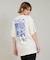 RVCA/BG04C212 半袖 Tシャツ バックプリント ルーズフィット SUN TIDES ICON LOSE FIT ルーカ レディース ムラサキスポーツ
