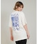 RVCA/BG04C212 半袖 Tシャツ バックプリント ルーズフィット SUN TIDES ICON LOSE FIT ルーカ レディース ムラサキスポーツ