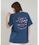 RVCA/BG04C213 半袖 Tシャツ バックプリント ルーズフィット FOIL PRINT LOSE FIT TEE ルーカ レディース ムラサキスポーツ