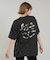 RVCA/BG04C213 半袖 Tシャツ バックプリント ルーズフィット FOIL PRINT LOSE FIT TEE ルーカ レディース ムラサキスポーツ