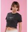RVCA/BG04C214 半袖 Tシャツ クロップド丈 ショート丈 BIRD OF PREY CROPPED MINI ルーカ レディース ムラサキスポーツ