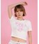 RVCA/BG04C216 半袖 Tシャツ クロップド丈 ショート丈 RHINESTONE MINI TEE ルーカ レディース ムラサキスポーツ