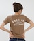 RVCA/BG04C217 半袖 Tシャツ クロップド丈 ショート丈 GOING NOWHERE BABY FIT ルーカ レディース ムラサキスポーツ