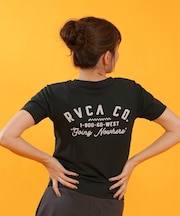 RVCA/BG04C217 半袖 Tシャツ クロップド丈 ショート丈 GOING NOWHERE BABY FIT ルーカ レディース ムラサキスポーツ
