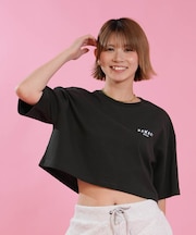RVCA/BG04C219 半袖 Tシャツ クロップド丈 ショート丈 ルーズフィット HAWAII CROPPED LOOSE FIT ルーカ レディース ムラサキスポーツ