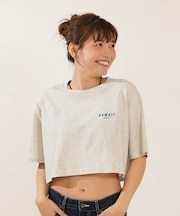 RVCA/BG04C219 半袖 Tシャツ クロップド丈 ショート丈 ルーズフィット HAWAII CROPPED LOOSE FIT ルーカ レディース ムラサキスポーツ