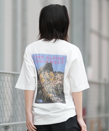 THE NORTH FACE/NT32650 速乾 ショートスリーブマウンテンフラワーティー 半袖 Tシャツ ザ・ノースフェイス レディース ムラサキスポーツ【正規代理店】
