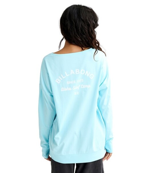 BILLA BONG/水着 BG013856 ラッシュガード 長袖 Tシャツ ロンT 水陸両用 MORFY LOGO BOATNECK RG ビラボン レディース ラサキスポーツ