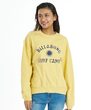 BILLA BONG/調温機能 BG014012 トレーナー スウェット SURF CAMP HERITAGE CREW ビラボン レディース ムラサキスポーツ
