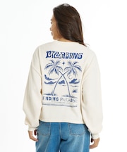 BILLA BONG/調温機能 BG014059 長袖 Tシャツ ロンT バックプリント SURF CAMP SUNSETS LE TEE ビラボン レディース ムラサキスポーツ