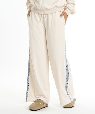 BILLA BONG/BG014711 ロングパンツ ベロア セットアップ対応 SURF CAMP PALM 73 LONG PANTS ビラボン レディース ムラサキスポーツ