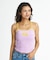 BILLA BONG/キャミソール 吸水速乾 PILE BABY FIT RINGER CAMI ビラボン レディース ムラサキスポーツ