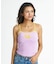 BILLA BONG/キャミソール 吸水速乾 PILE BABY FIT RINGER CAMI ビラボン レディース ムラサキスポーツ