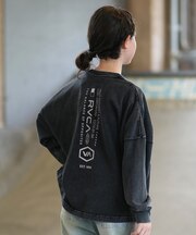 RVCA/キッズ BG046052 長袖 Tシャツ ロンT 子供服 ロゴ バックプリント 冷感素材 ルーカ 男の子 女の子 ムラサキスポーツ
