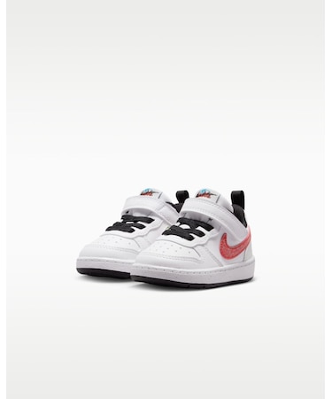 NIKE/13.0~16.0cm キッズ IR1528-100 COURT BOROUGH LOW シューズ スニーカー ナイキ 男の子 女の子 ムラサキスポーツ
