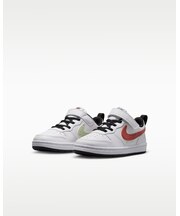 NIKE/17.0~21.0cm キッズ IR1529-100 COURT BOROUGH LOW シューズ スニーカー ナイキ 男の子 女の子 ムラサキスポーツ