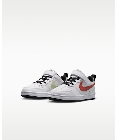 NIKE/17.0~21.0cm キッズ IR1529-100 COURT BOROUGH LOW シューズ スニーカー ナイキ 男の子 女の子 ムラサキスポーツ