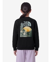 THE NORTH FACE/キッズ NTJ62637 トレーナー スウェットロゴクルー ザ・ノースフェイス 男の子 女の子 ムラサキスポーツ