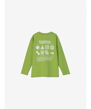 THE NORTH FACE/キッズ NTJ82533 長袖Tシャツ ロングスリーブグラフィックティー ザ・ノースフェイス 男の子 女の子 ムラサキスポーツ