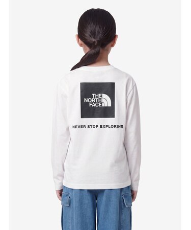 THE NORTH FACE/キッズ NTJ82640 長袖Tシャツ ロングスリーブバックスクエアロゴティー ザ・ノースフェイス 男の子 女の子 ムラサキスポーツ