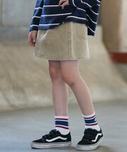 ROXY/キッズ TSK264104 スカート ウエストゴム ウォッシュドミニスカート 子供服 ロキシー 女の子 ムラサキスポーツ
