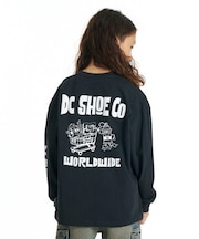 DC SHOES/キッズ YLT264519 長袖Tシャツ 26 KD MISCHIEF CREW LS ロンT【2026年秋冬モデル】 ディーシーシューズ 男の子 女の子 ムラサキスポーツ