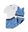 RUSTY/キッズ 水着 4点セット 966801 セパレートタイプ 半袖 Tシャツ ショートパンツ ラスティー 女の子 ムラサキスポーツ
