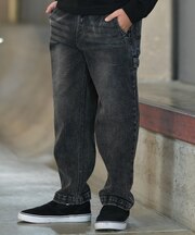 ELEMENT/キッズ BG026P16 ロングパンツ ペインターパンツ ワイドシルエット ウエストゴム 子供服 エレメント 男の子 女の子 ムラサキスポーツ