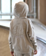 DC /キッズ YZH264509 ジップアップ パーカー フーディー 子供服 バックロゴ 裏毛 セットアップ対応 ディーシー 男の子 女の子 ムラサキスポーツ