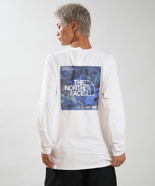 THE NORTH FACE/ロングスリーブ ES スクエアロゴティー NT82671 長袖Tシャツ ザ・ノースフェイス ユニセックス メンズ ムラサキスポーツ【正規代理店】