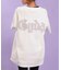 【限定】GYDA/072642772301 半袖 Tシャツ GD BACK BIG T/S ロング丈 ラインストーン ジェイダ レディース ムラサキスポーツ限定