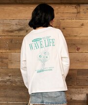 RIKKAFEMME/RF6F-2203 長袖 Tシャツ ロンT バックプリント グラフィック リッカファム レディース ムラサキスポーツ