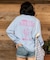 RIKKAFEMME/RF6F-2203 長袖 Tシャツ ロンT バックプリント グラフィック リッカファム レディース ムラサキスポーツ