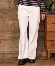 RIKKAFEMME/RF6F-3102 ロングパンツ レディース デニム パンツ Gパン フリンジフレアデニム リッカファム レディース ムラサキスポーツ