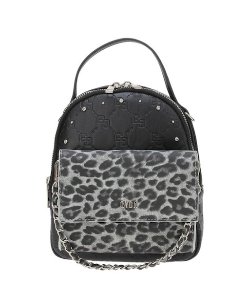 GYDA/leopard bijou 5WAYミニリュック 072641934701 ジェイダ バックパック リュック デイパック ユニセックス メンズ レディース ムラサキスポーツ