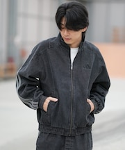 adidas/KGJ38 トラックジャケット デニム M STADIUM ウォッシュデニムジャケット ジャージ アディダス メンズ ムラサキスポーツ